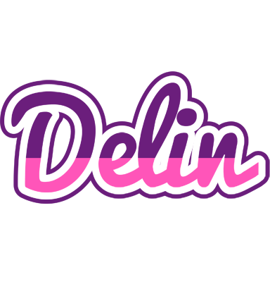 Delin cheerful logo