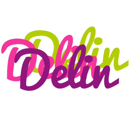 Delin flowers logo