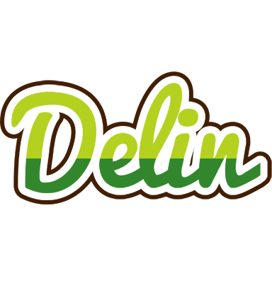 Delin golfing logo