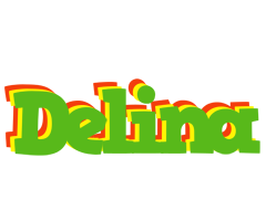 Delina crocodile logo