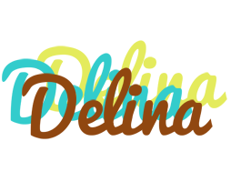 Delina cupcake logo