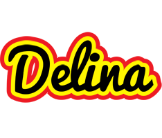 Delina flaming logo