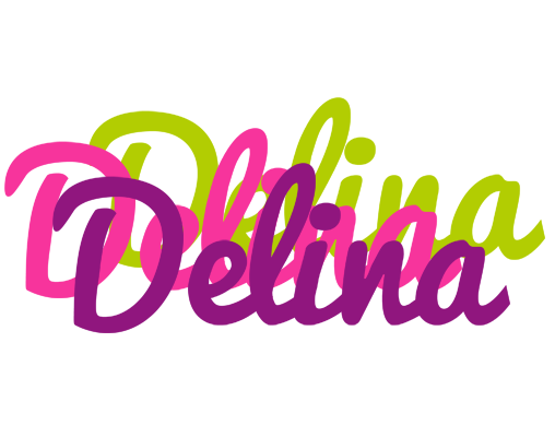 Delina flowers logo