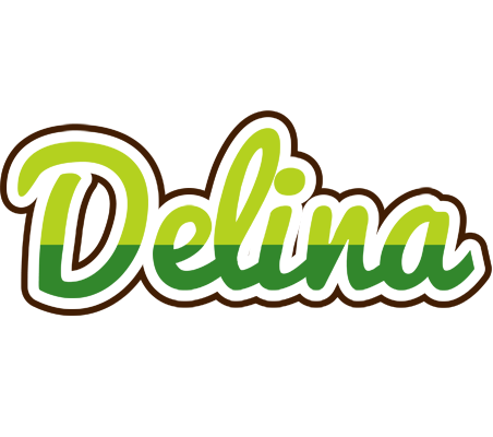 Delina golfing logo