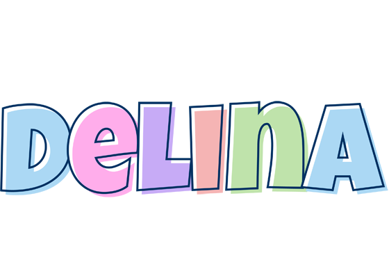 Delina pastel logo