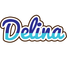 Delina raining logo