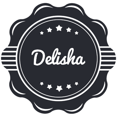 Delisha badge logo