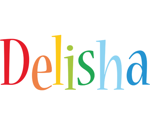 Delisha birthday logo