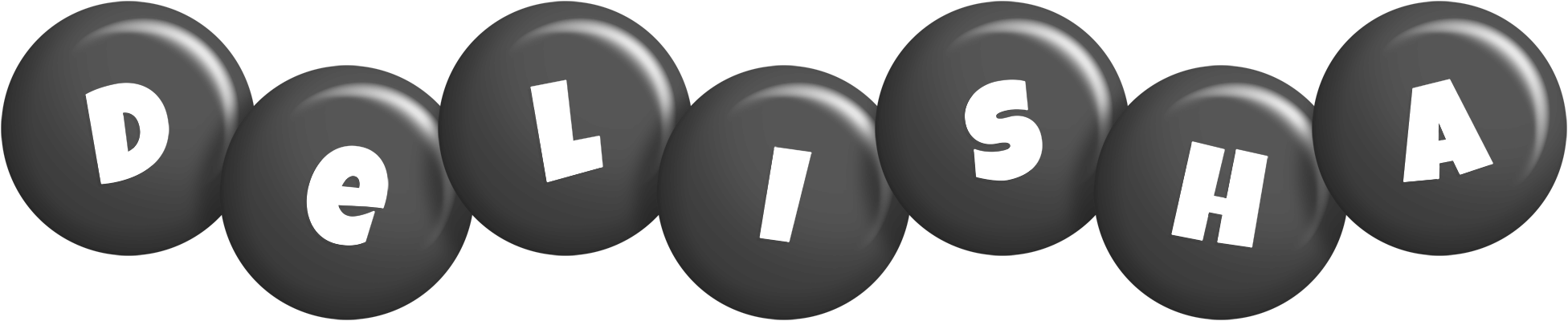 Delisha candy-black logo