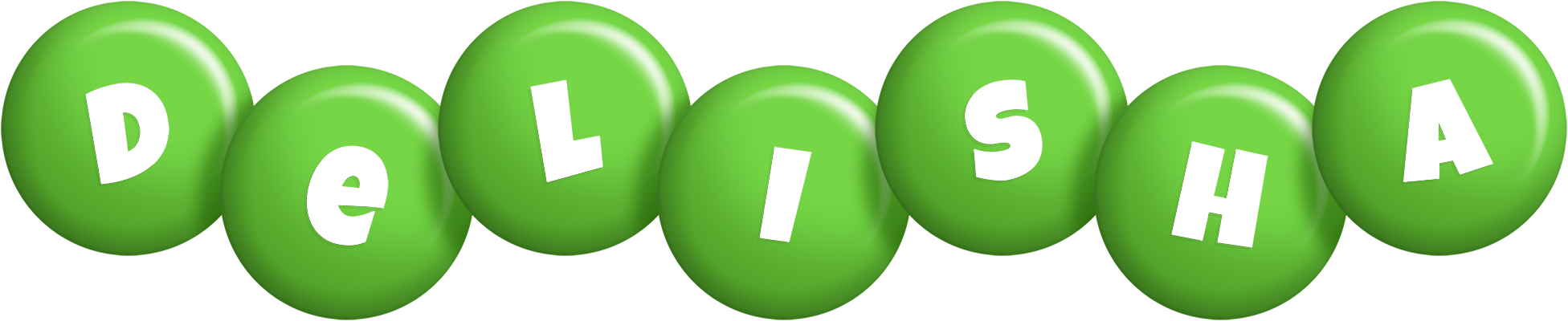 Delisha candy-green logo