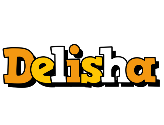 Delisha cartoon logo