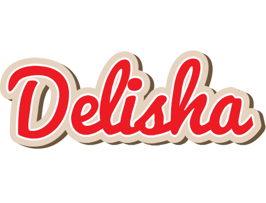 Delisha chocolate logo