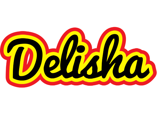 Delisha flaming logo