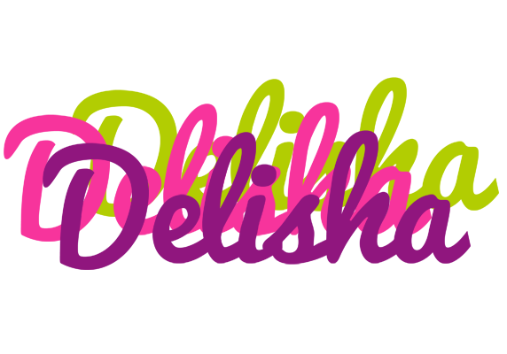 Delisha flowers logo