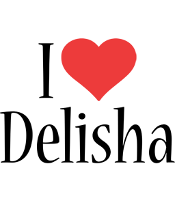 Delisha i-love logo
