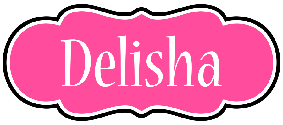 Delisha invitation logo