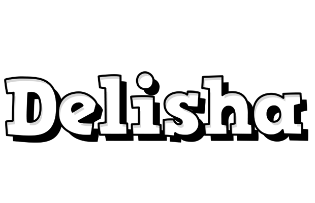 Delisha snowing logo