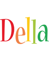 Della birthday logo