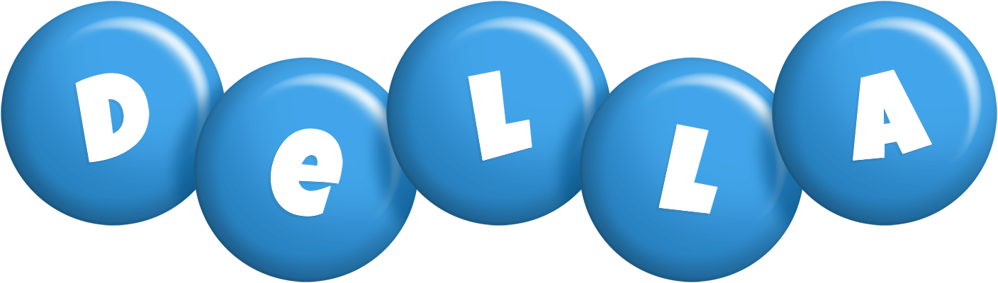 Della candy-blue logo