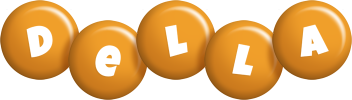 Della candy-orange logo