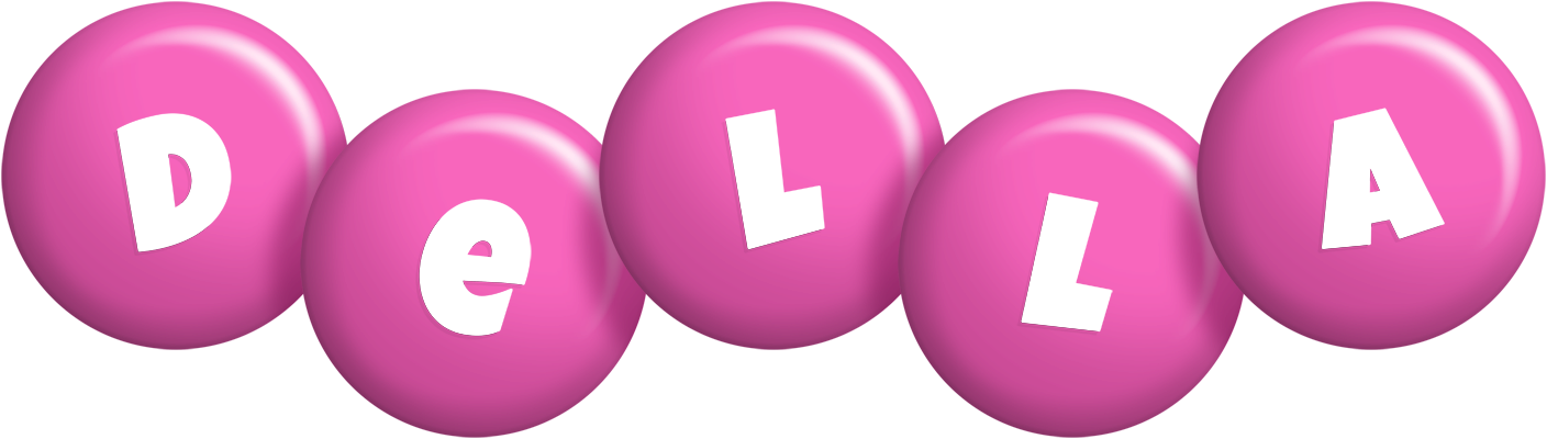 Della candy-pink logo