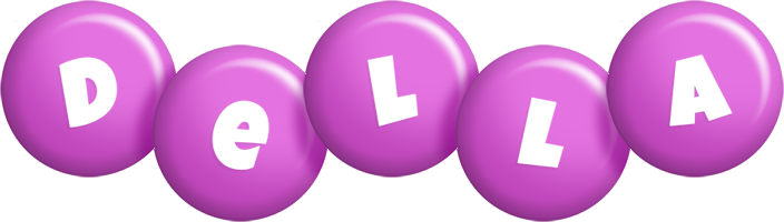 Della candy-purple logo