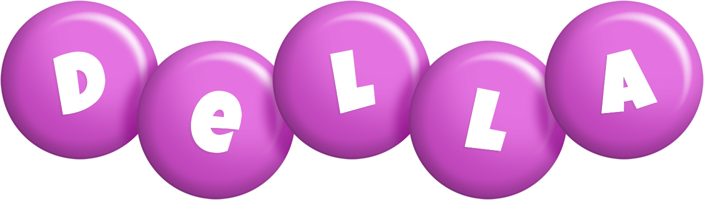 Della candy-purple logo