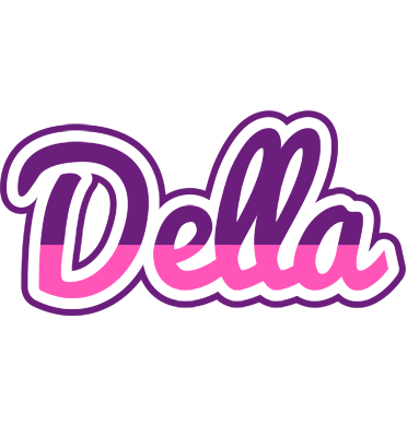 Della cheerful logo