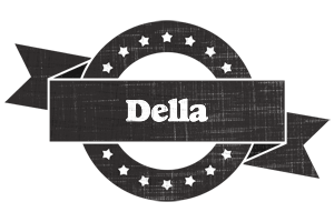 Della grunge logo