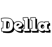 Della snowing logo