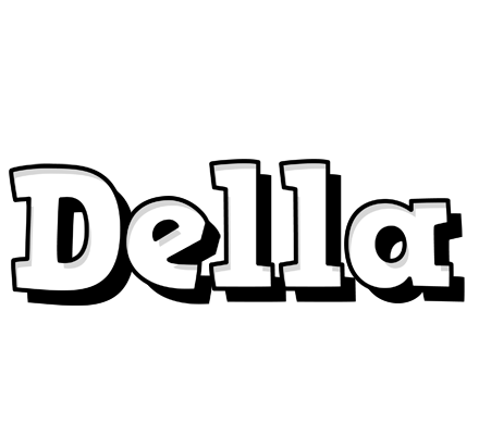 Della snowing logo