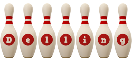 Delling bowling-pin logo