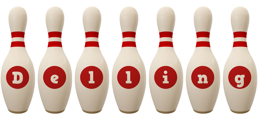 Delling bowling-pin logo