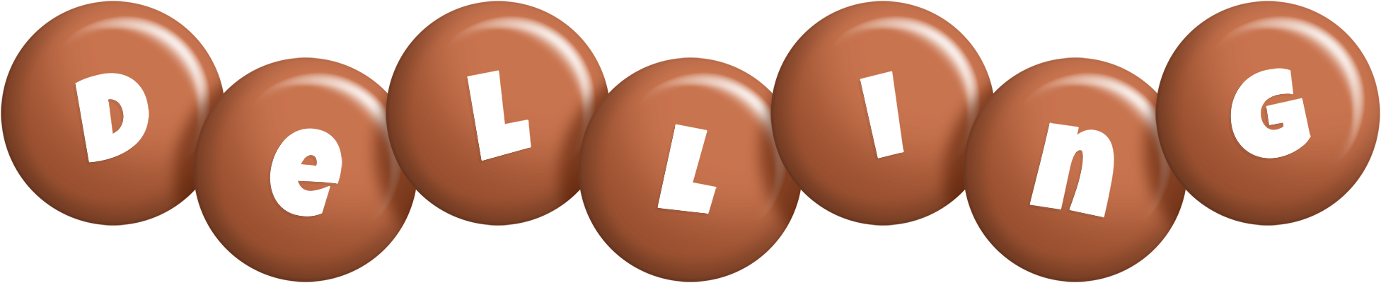 Delling candy-brown logo