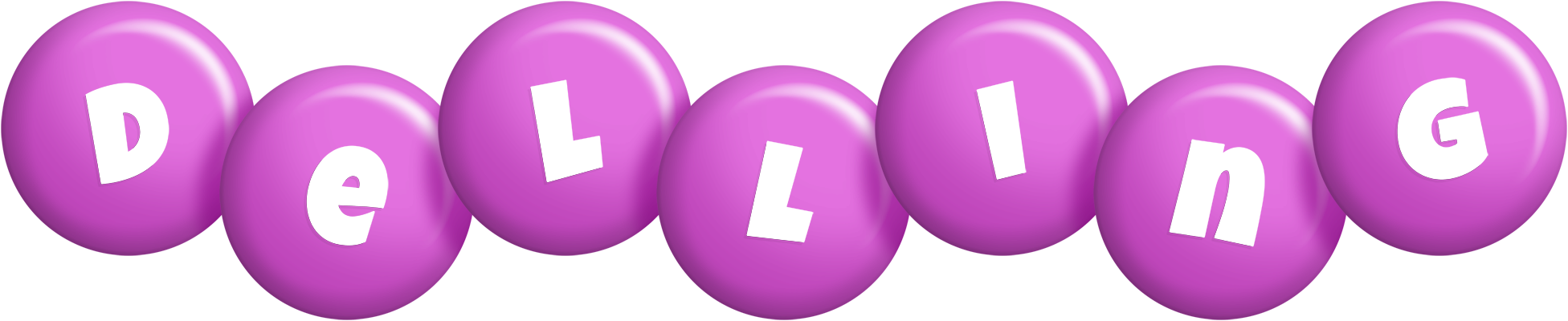 Delling candy-purple logo