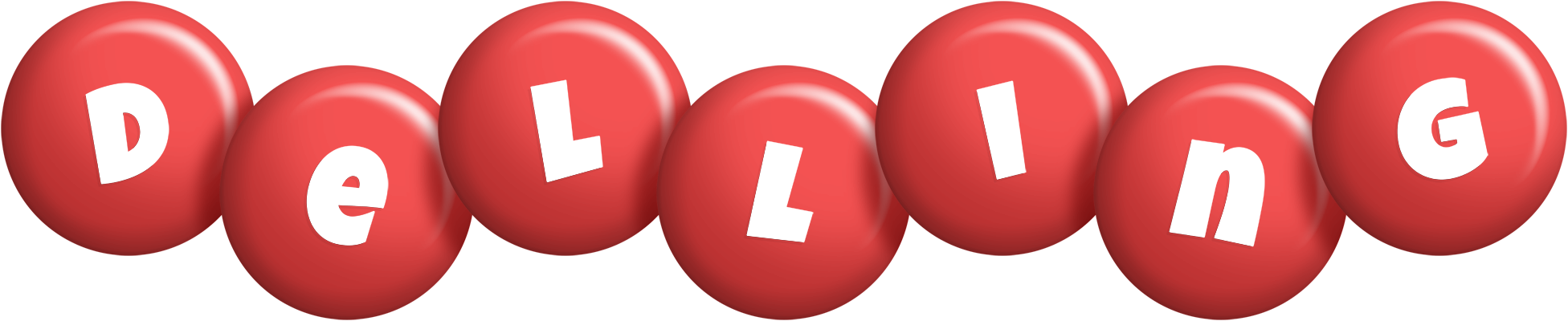 Delling candy-red logo
