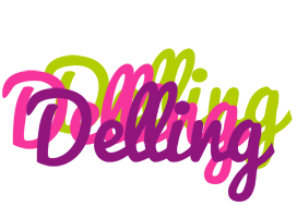 Delling flowers logo