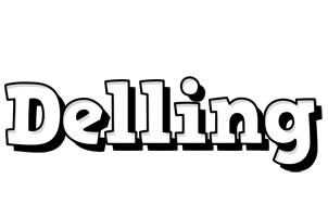 Delling snowing logo