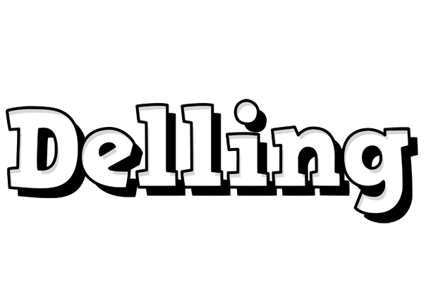 Delling snowing logo