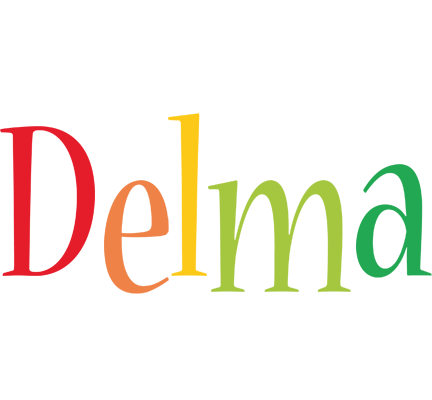 Delma birthday logo