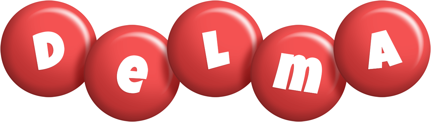 Delma candy-red logo
