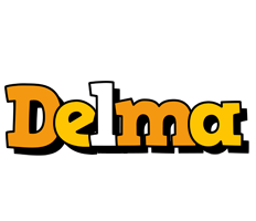 Delma cartoon logo