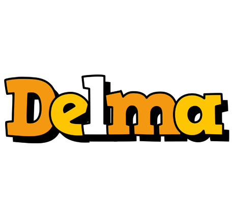Delma cartoon logo