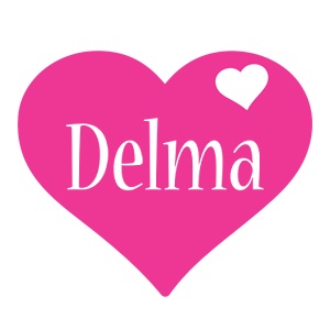 Delma love-heart logo