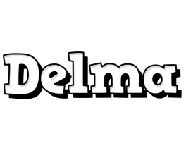 Delma snowing logo