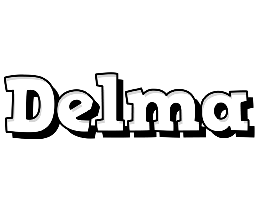 Delma snowing logo