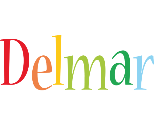 Delmar birthday logo