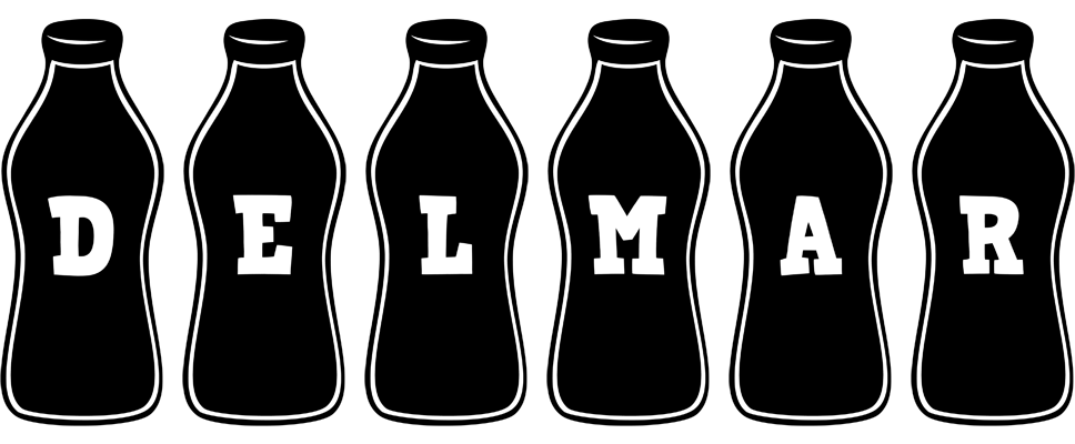 Delmar bottle logo