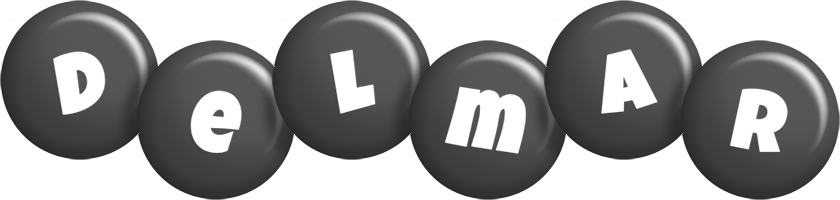 Delmar candy-black logo