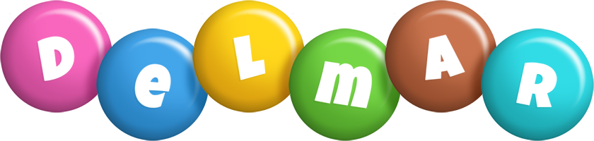 Delmar candy logo